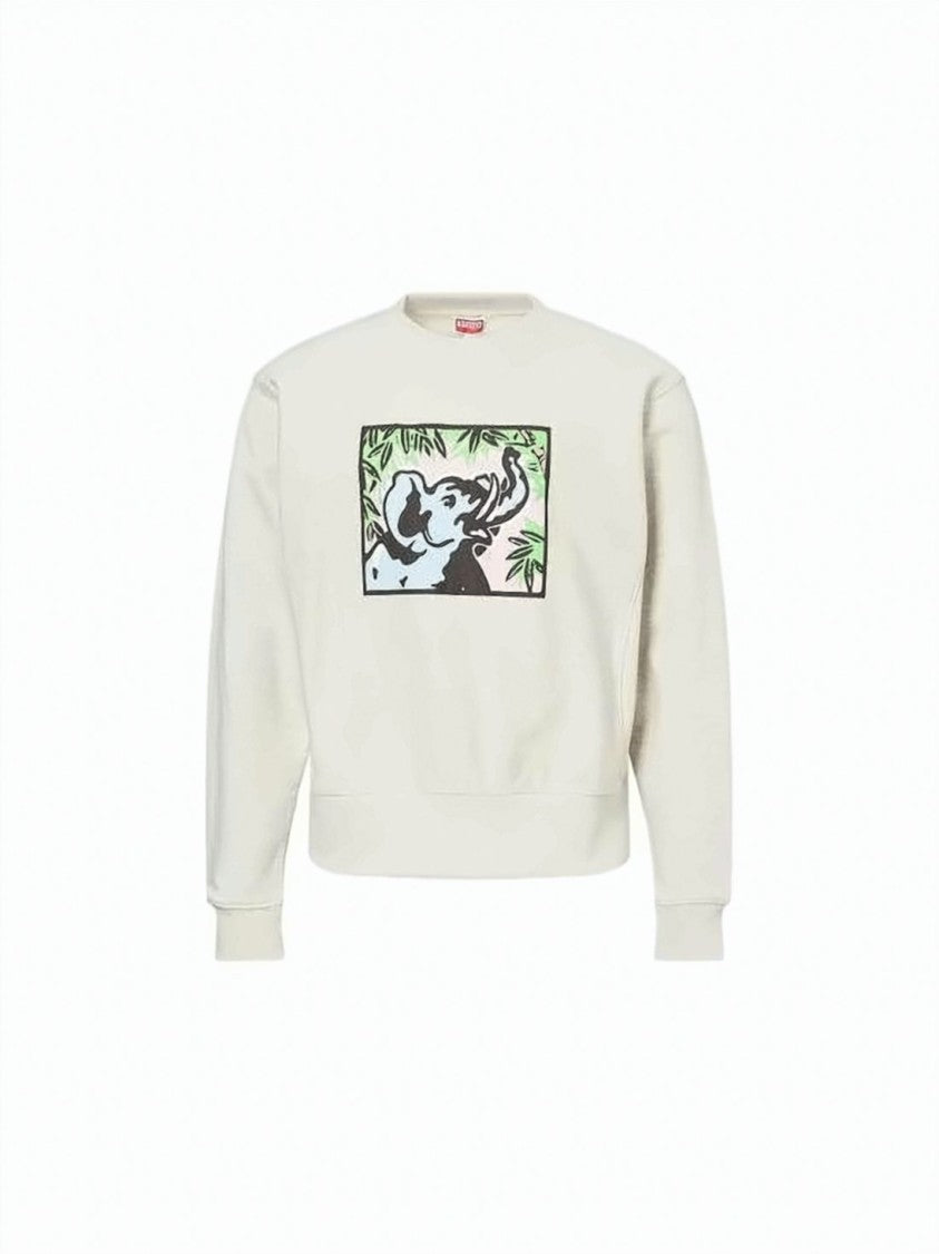 Kenzo Relaxed Fit Long-Sleeve Sweatshirt With Graphic Print