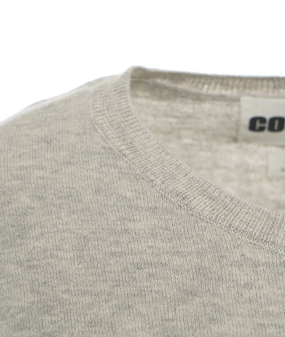 Colorush Ribbed Collar Knit Sweater 'Clio'