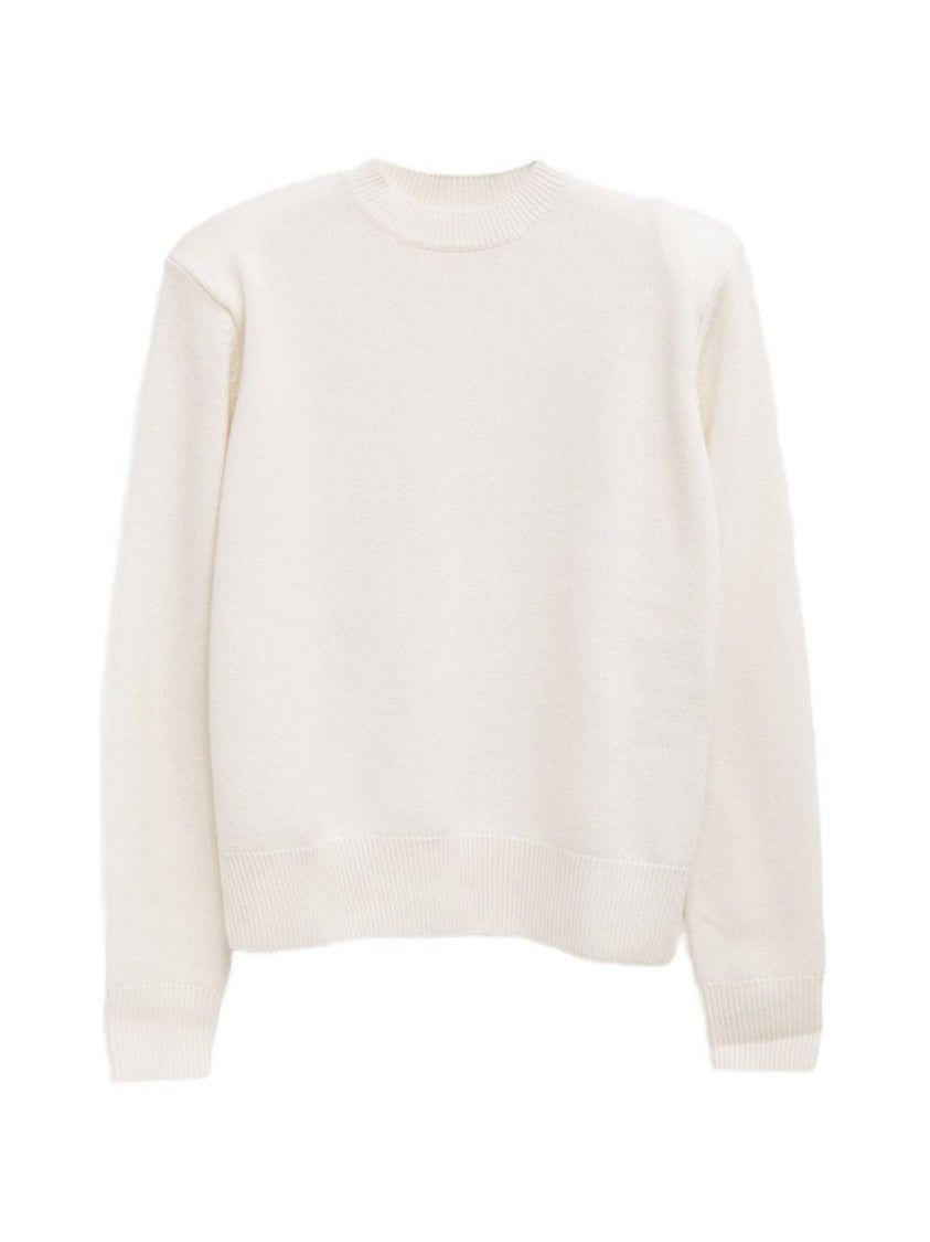 The Frankie Shop Slightly Cropped Boxy Ribbed Sweater