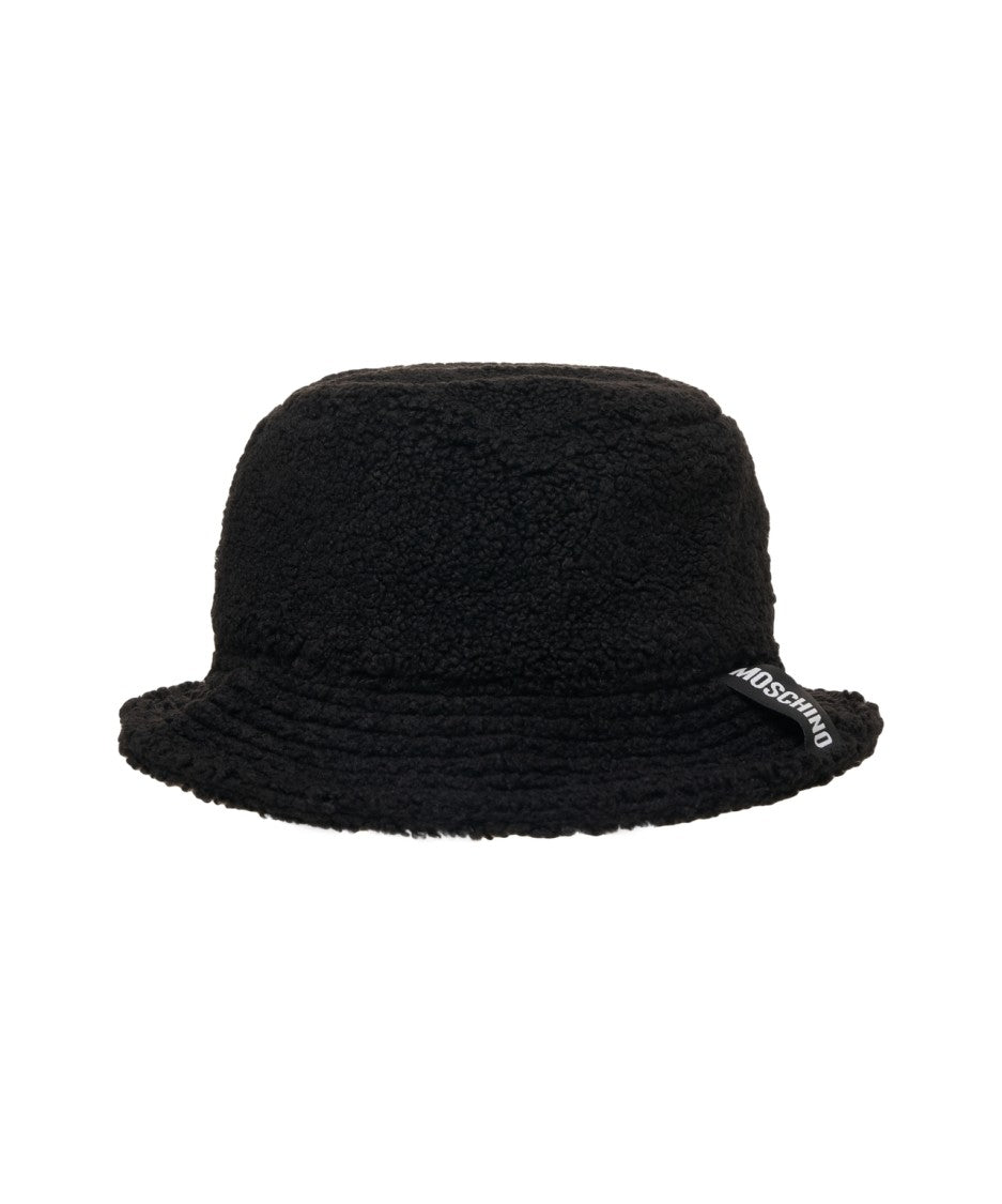 Moschino Faux Fur Bucket Hat