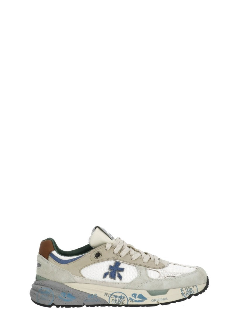Premiata Beige Mase25 Ivory Inserts Sneakers