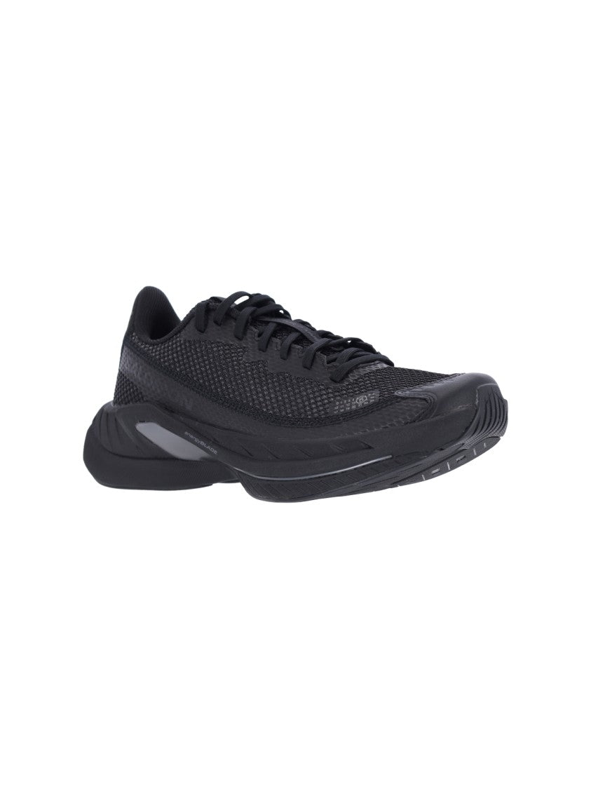 Mm6 By Maison Margiela Low-Top Mesh Sneakers With Textured Rubber Sole