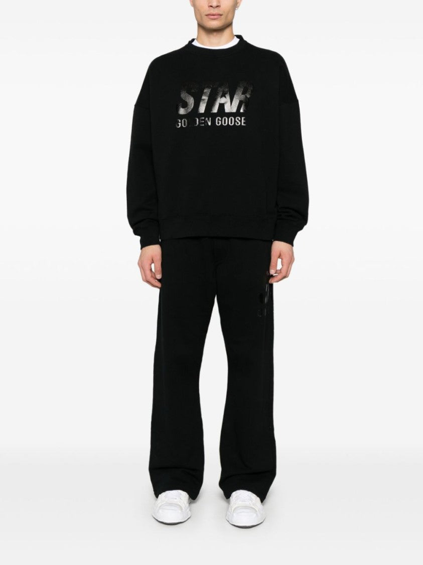 Golden Goose Boxy Sweatshirt With Iconic Logo