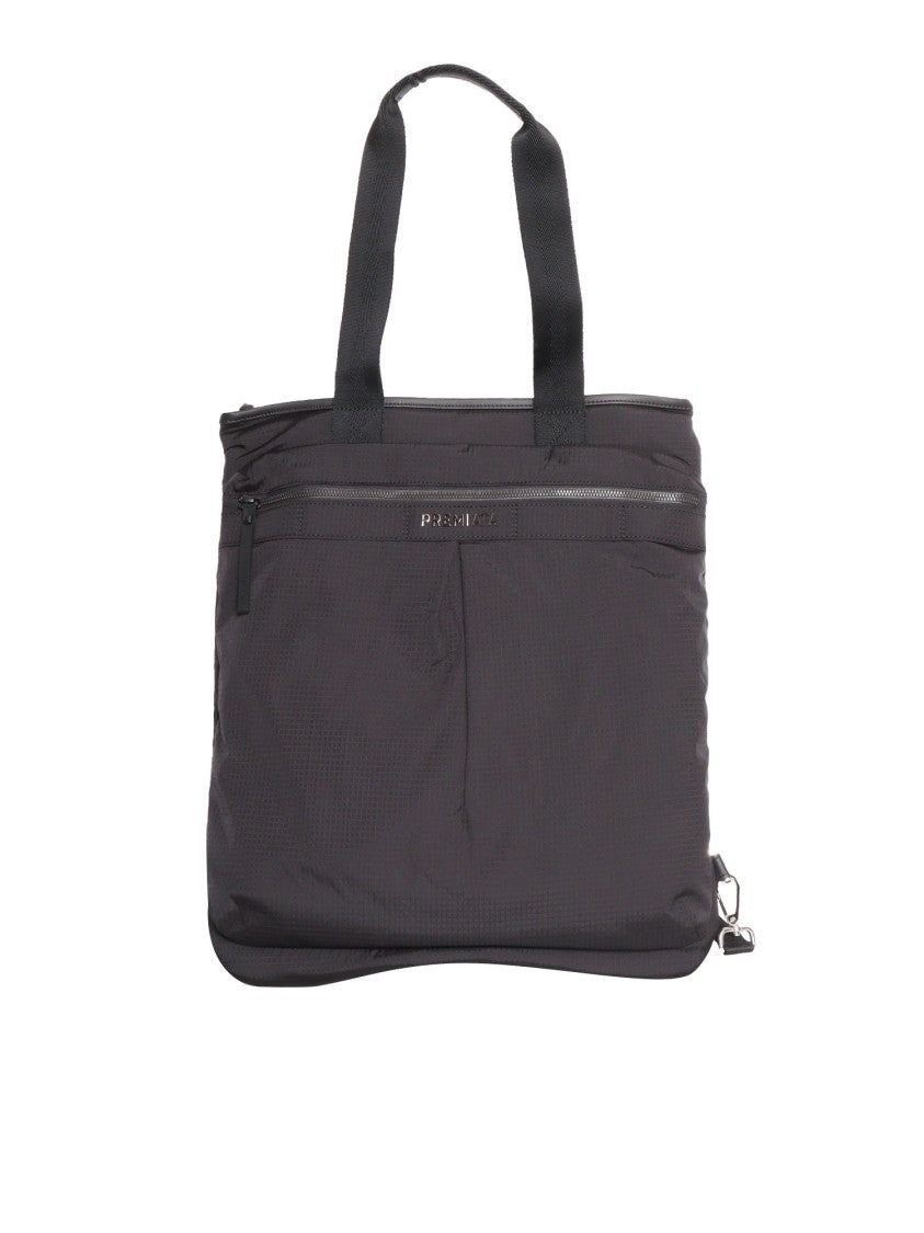 Premiata Black Nylon Bag With Structured Silhouette