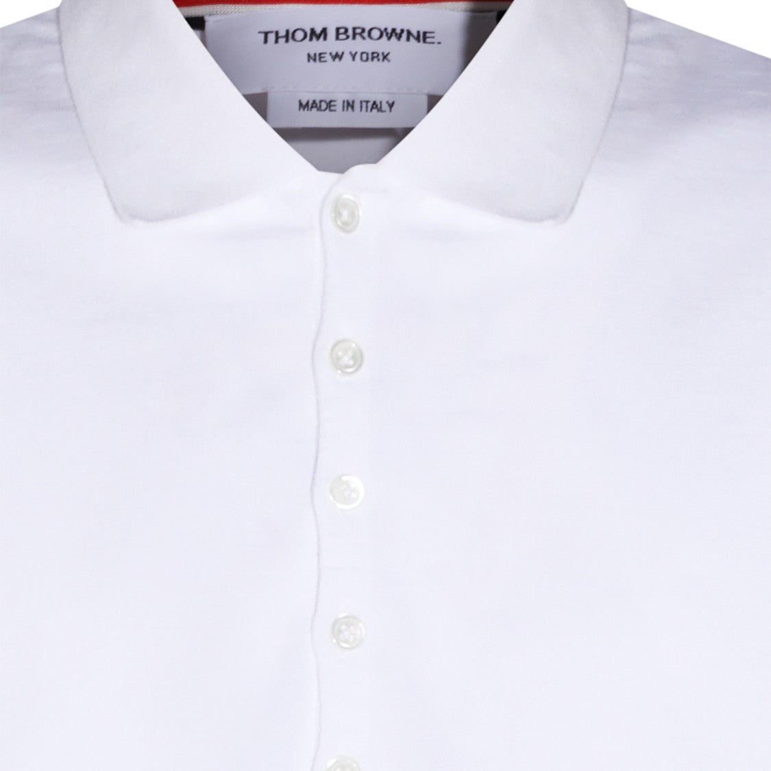 Thom Browne Minimalist White T-Shirt With Appeal