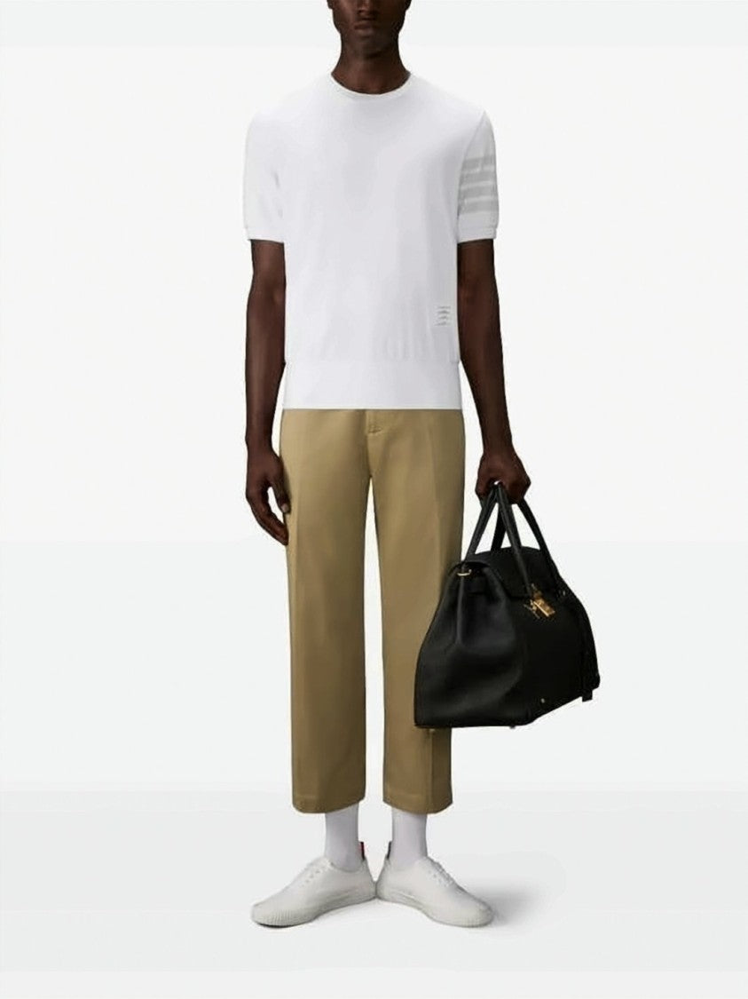 Thom Browne Cotton Jersey Crew Neck T-Shirt