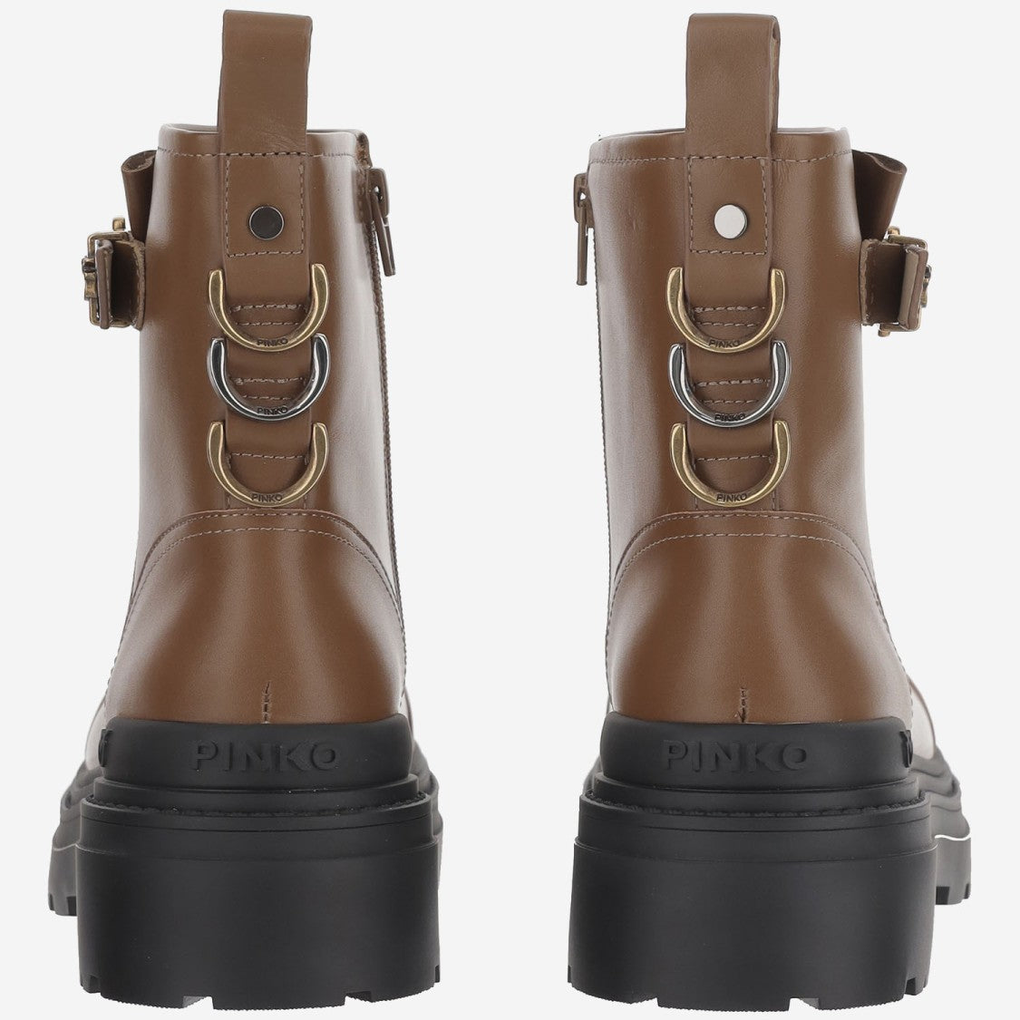 Pinko Mia 21 Leather Ankle Boots