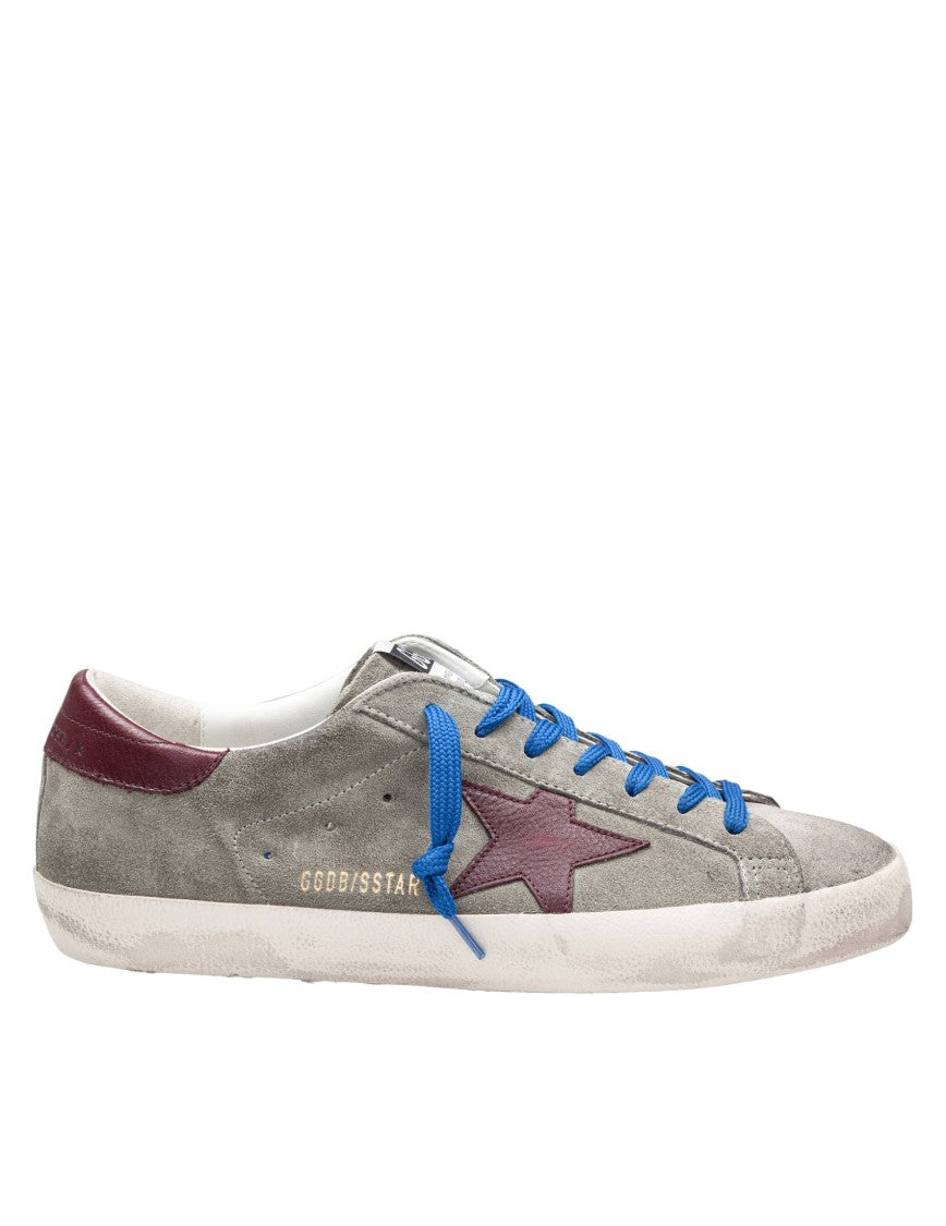 Golden Goose Super Star Sneakers In Suede Color Green