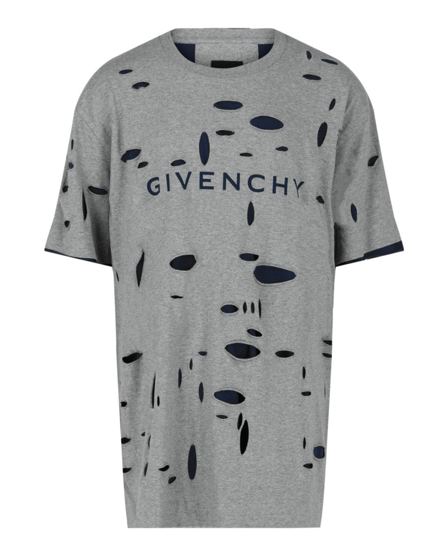 Givenchy Oversized Distressed T-Shirt