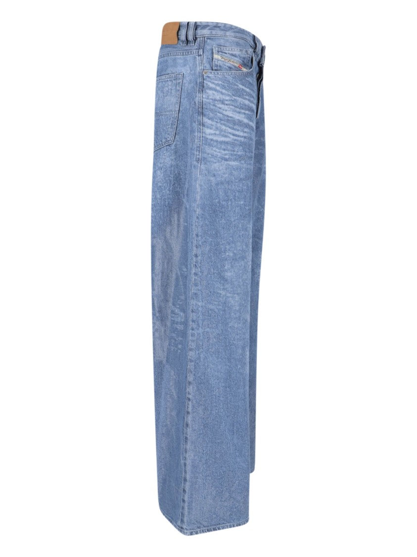 Diesel Blue 1996 D-Sire Wide-Leg Jeans