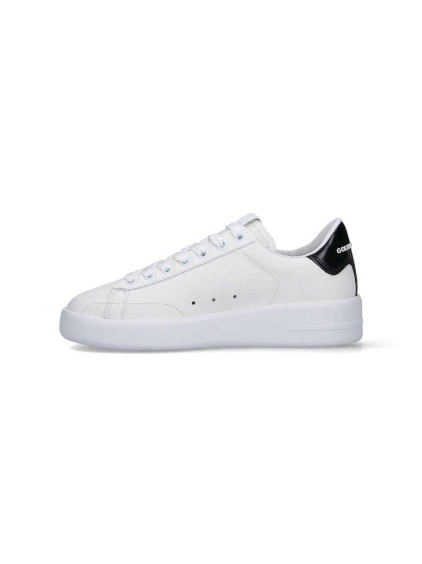 Golden Goose White Purestar Tonal Star Leather Sneakers