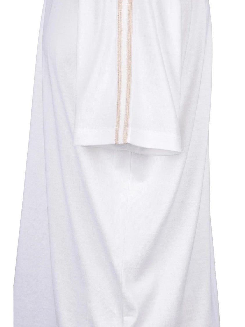 Eleventy White Men Cotton T-Shirt