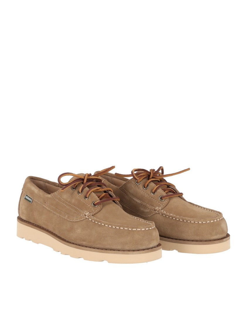 Sebago Askookfield Suede Lace-Up Moccasin Loafers
