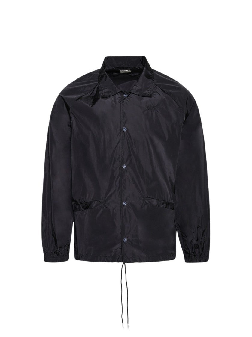 Bode Nylon Track Jacket Black