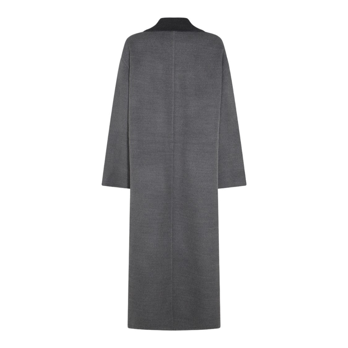 Fabiana Filippi Long Coat With Contrasting Wide Lapel