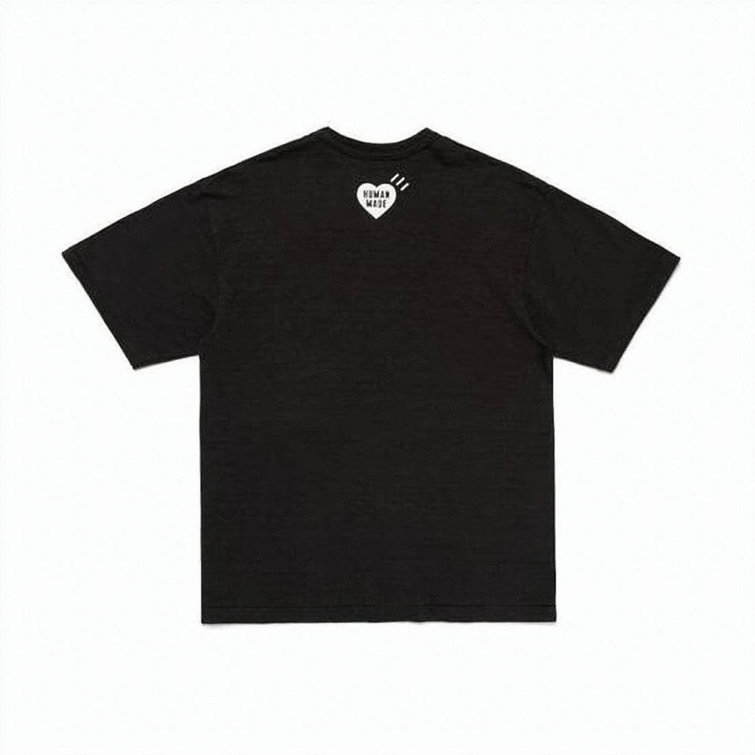 Humanmade Relaxed Fit Black Graphic Tee With Bulldog Design