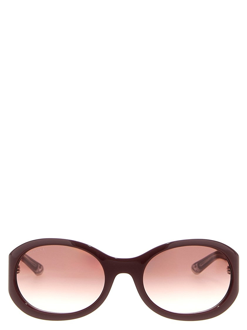 Gucci Red Ancora Sunglasses With Frame