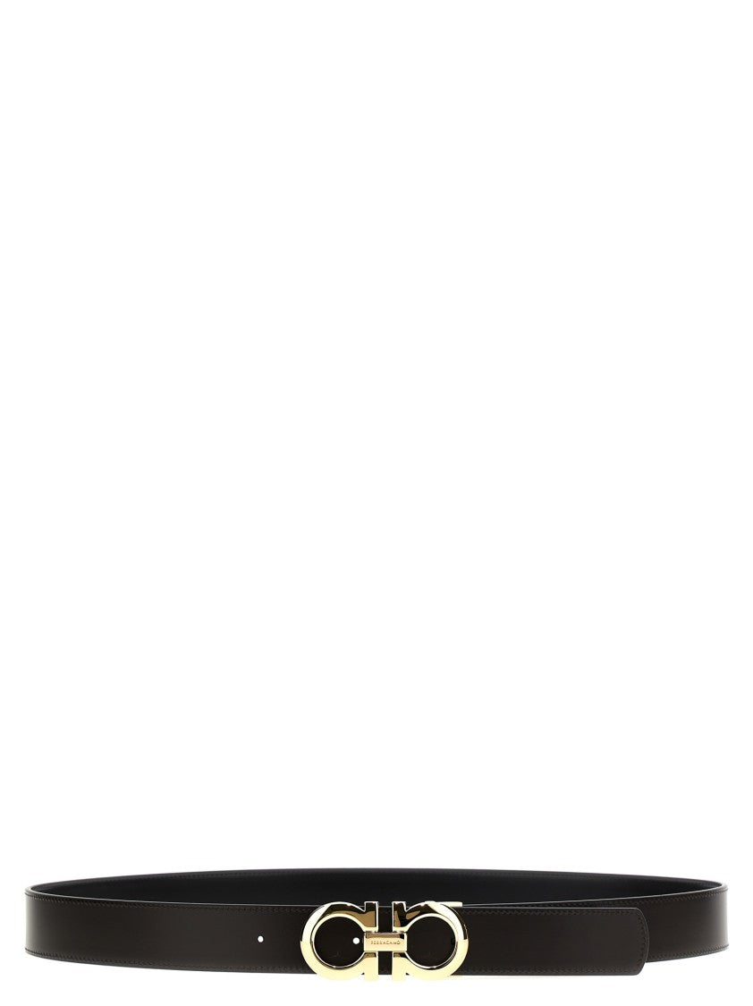 Ferragamo Gancini' Reversible Belt
