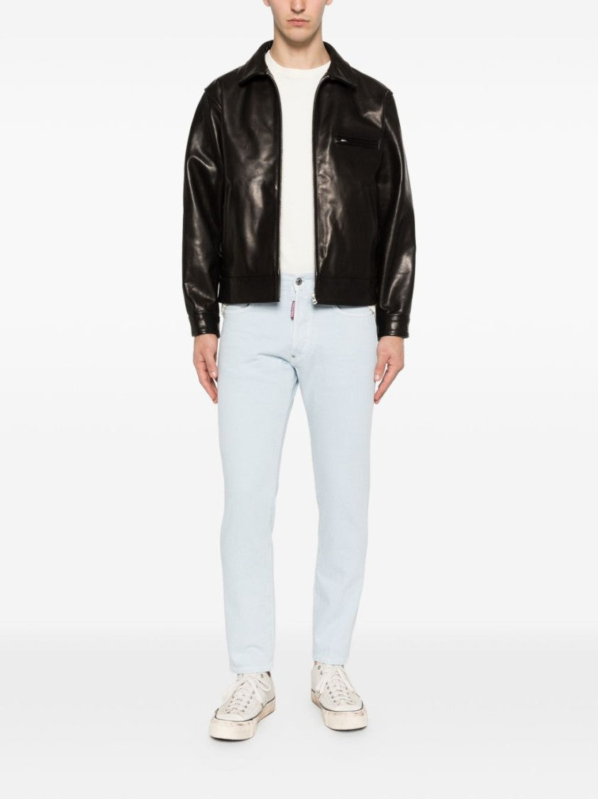 Dsquared2 Classic Straight Leg Five Pocket Jeans