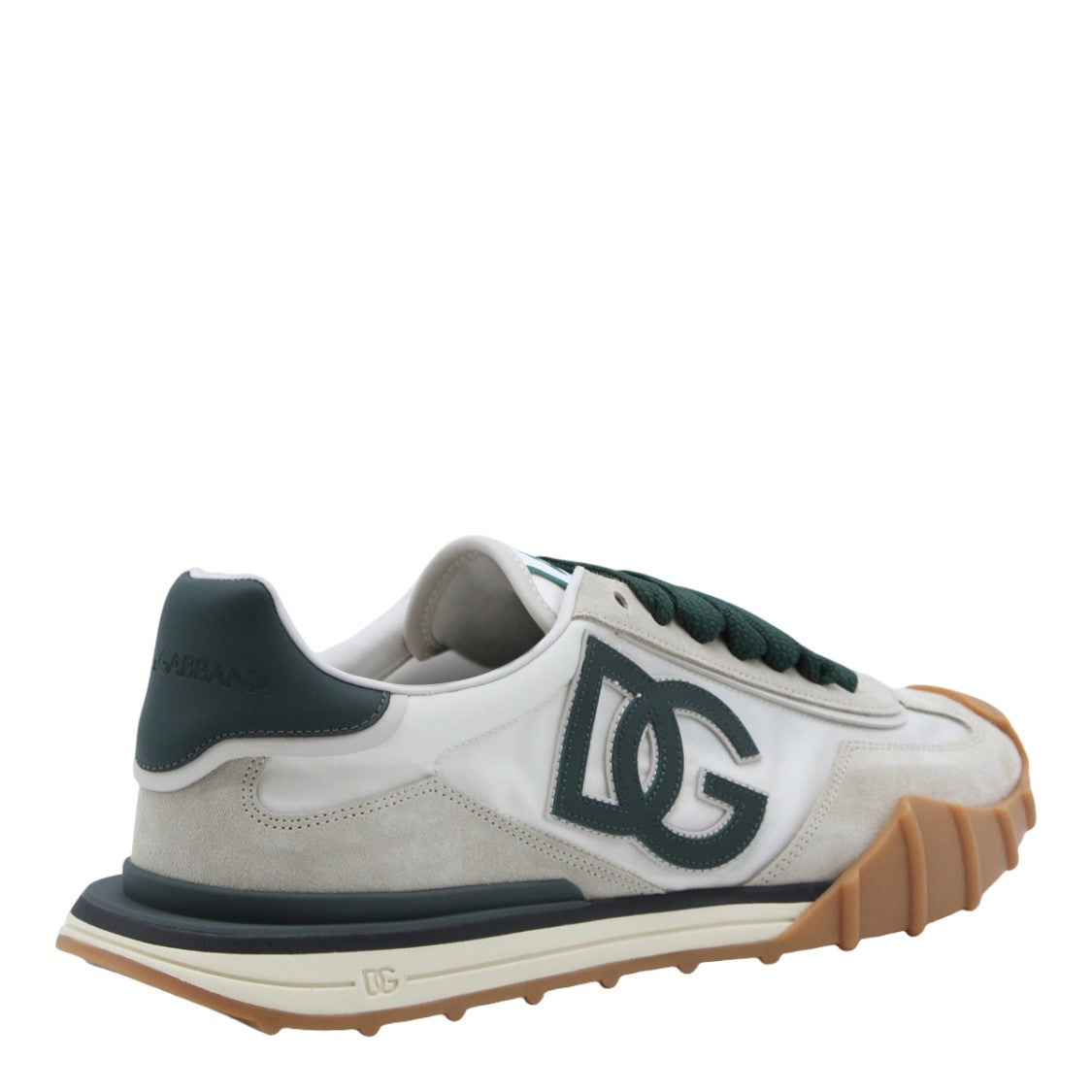Dolce & Gabbana Chunky Sneakers With Smooth And Suede Textures And Rugged Sole