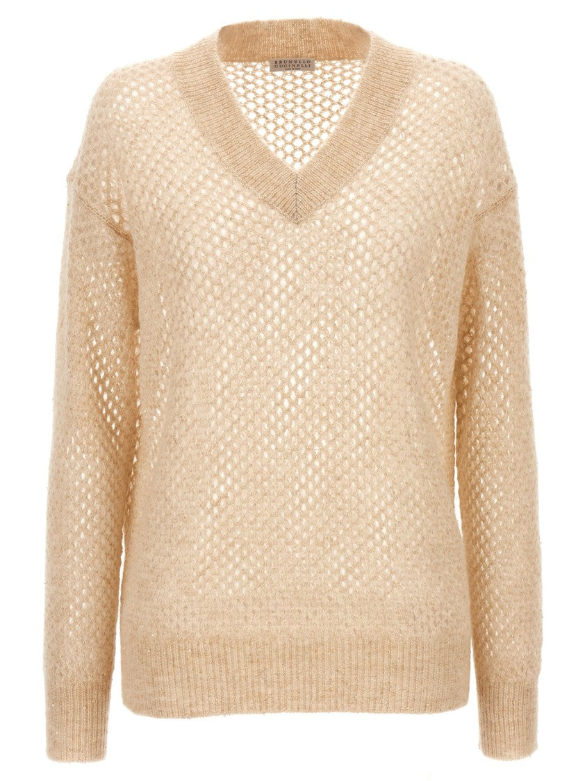 Brunello Cucinelli Rustic Dazzling Net' Sweater
