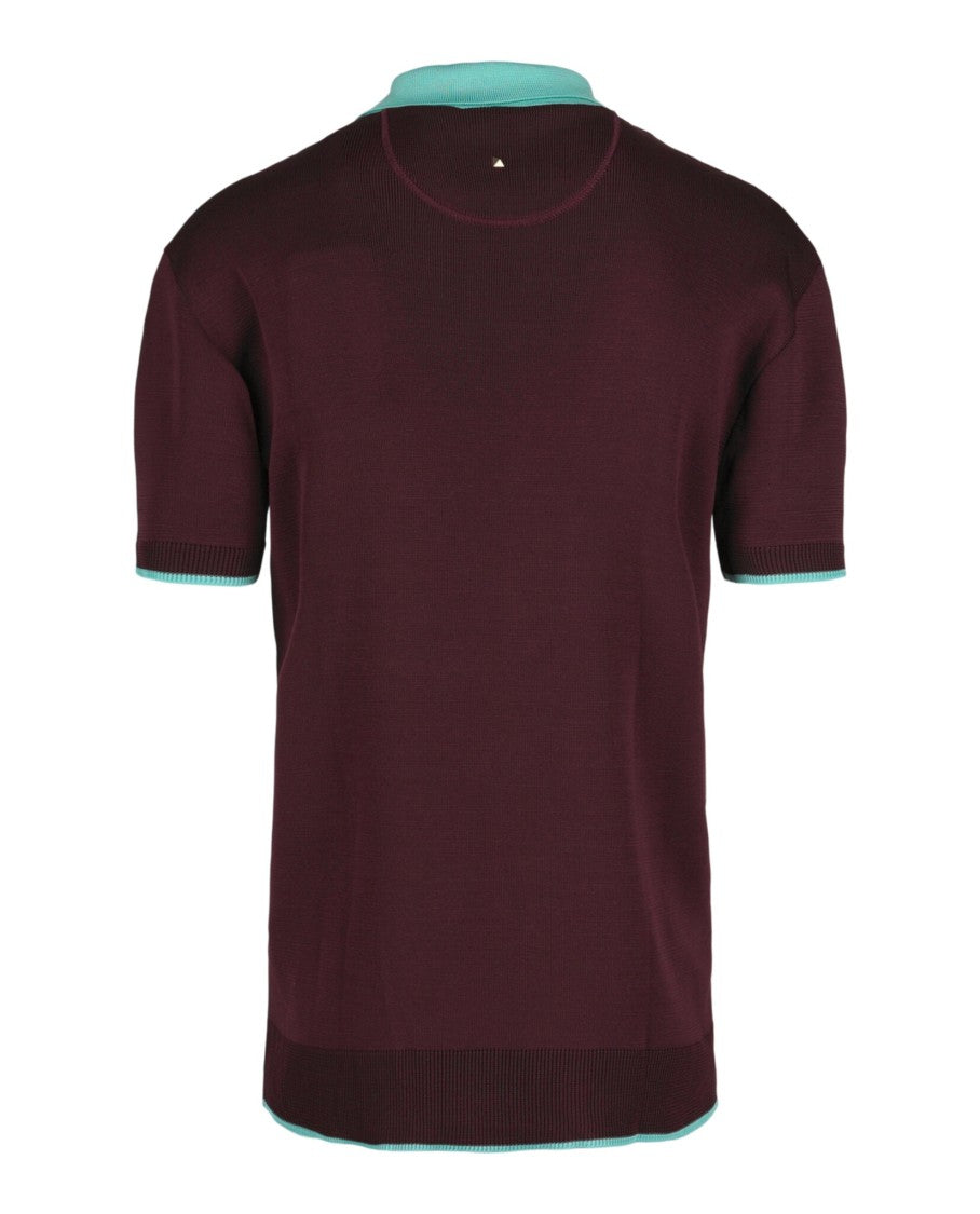 Valentino Slim Fit Knit Polo Shirt