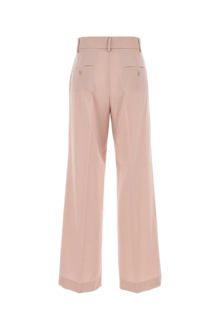 Weekend Light Pink Wool Visivo Palazzo Pant