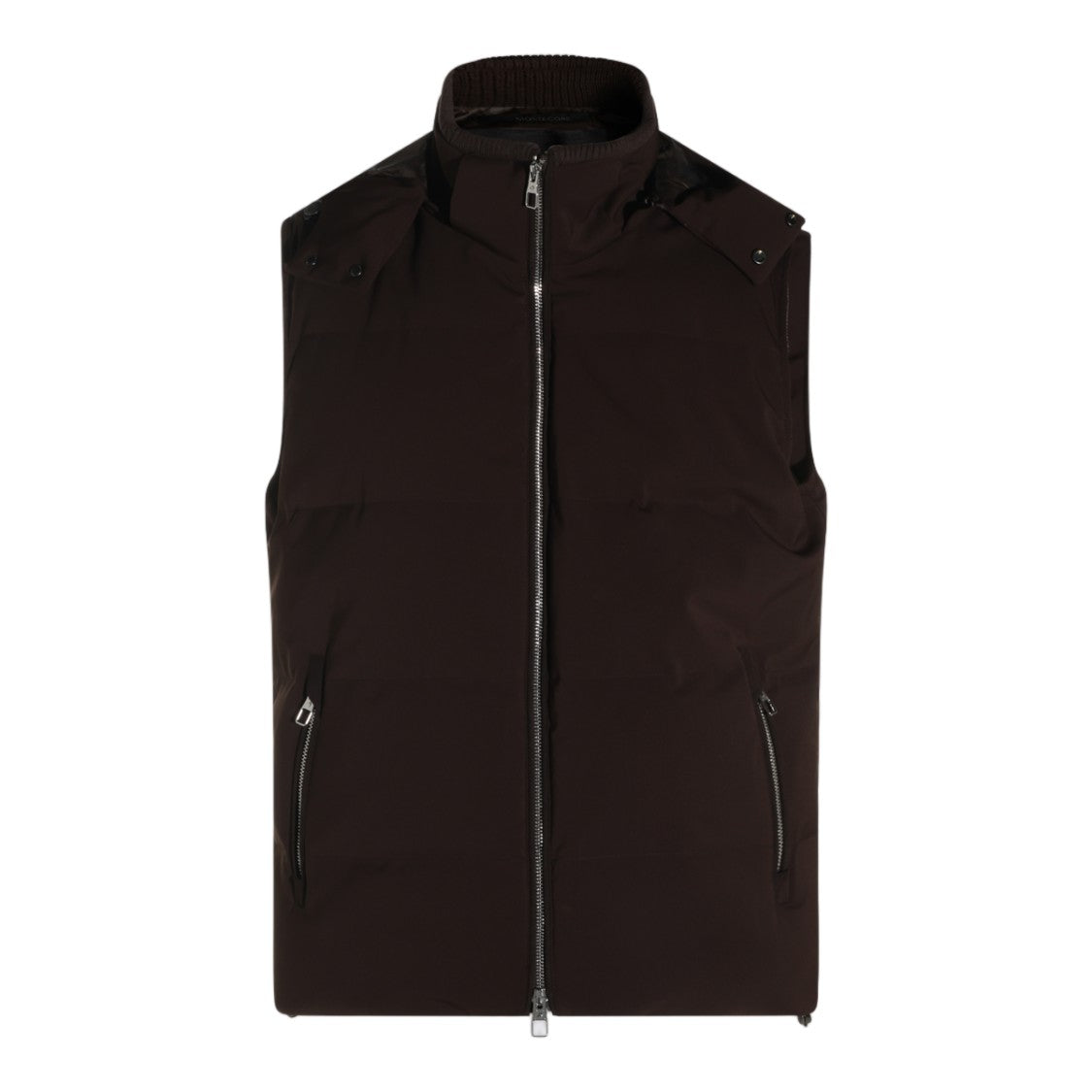 Montecore Sleeveless High Collar Hooded Padded Vest