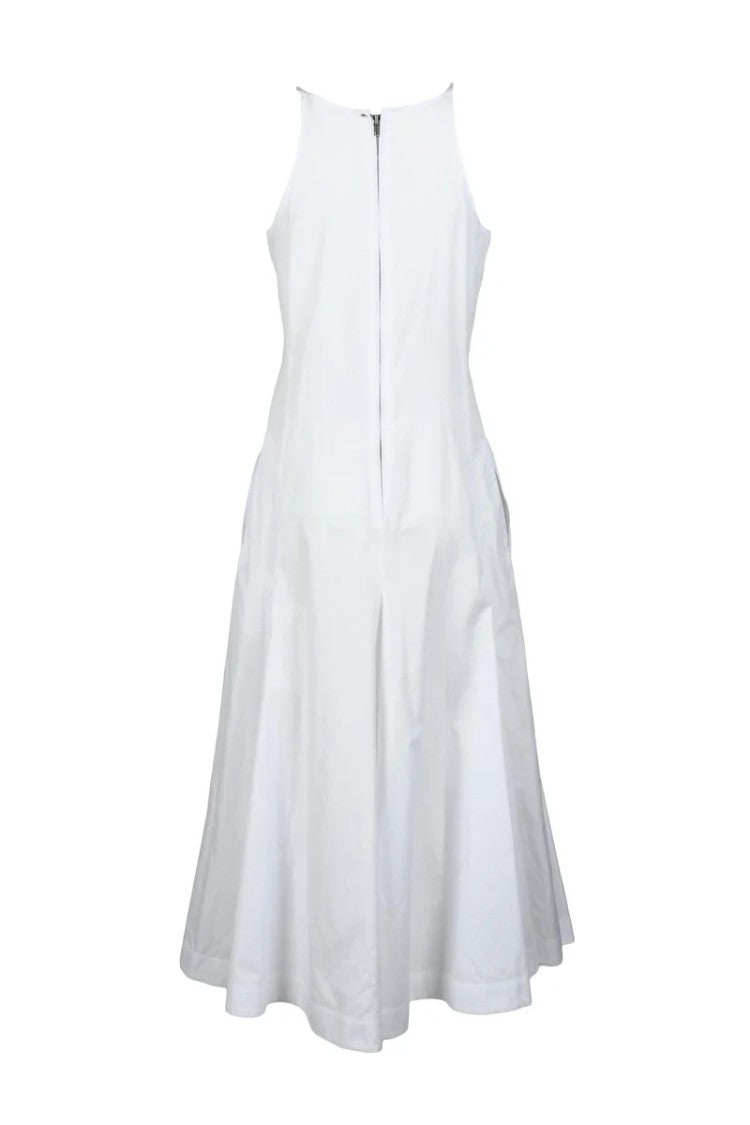 Sportmax Flared Maxi Dress With High Neckline