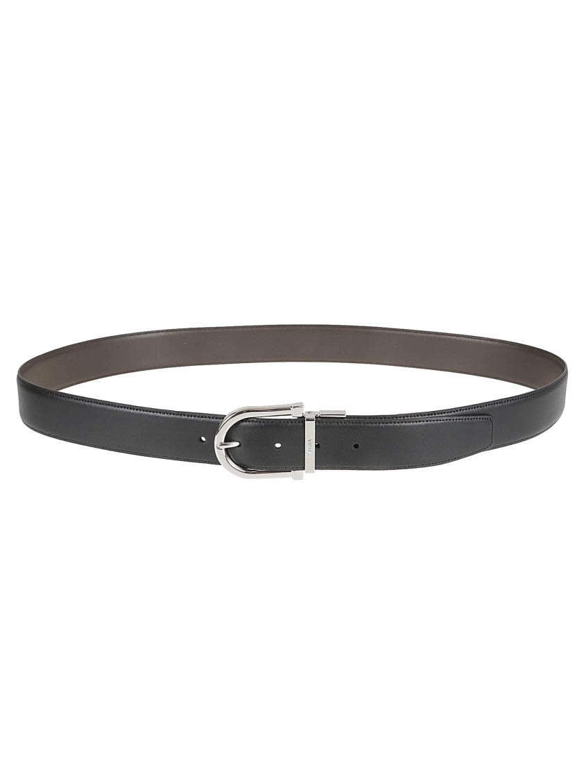 Zegna Smooth Calf Leather Belt