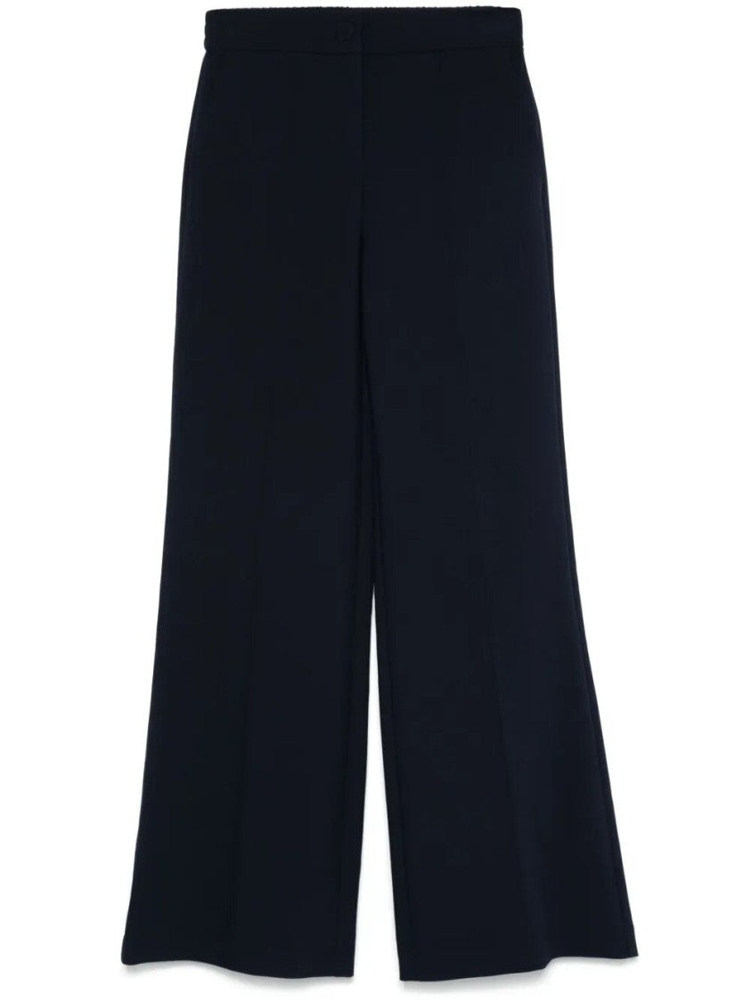 Patrizia Pepe Wide-Leg Tailored Pants With Comfort-Fit Waistband