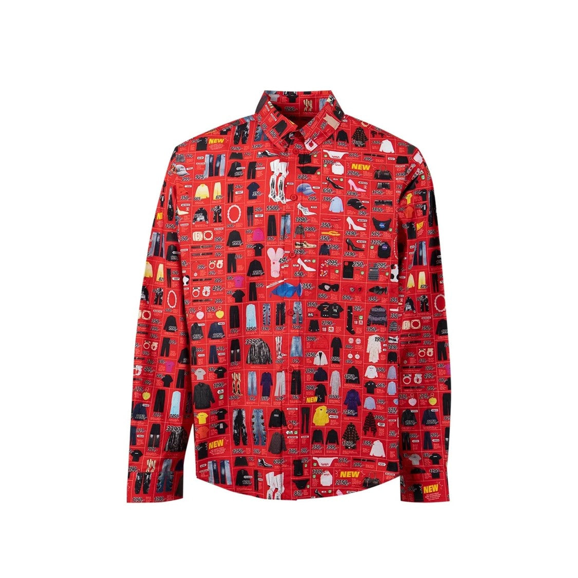 Balenciaga Vibrant Printed Cotton Shirt With Graphic Design
