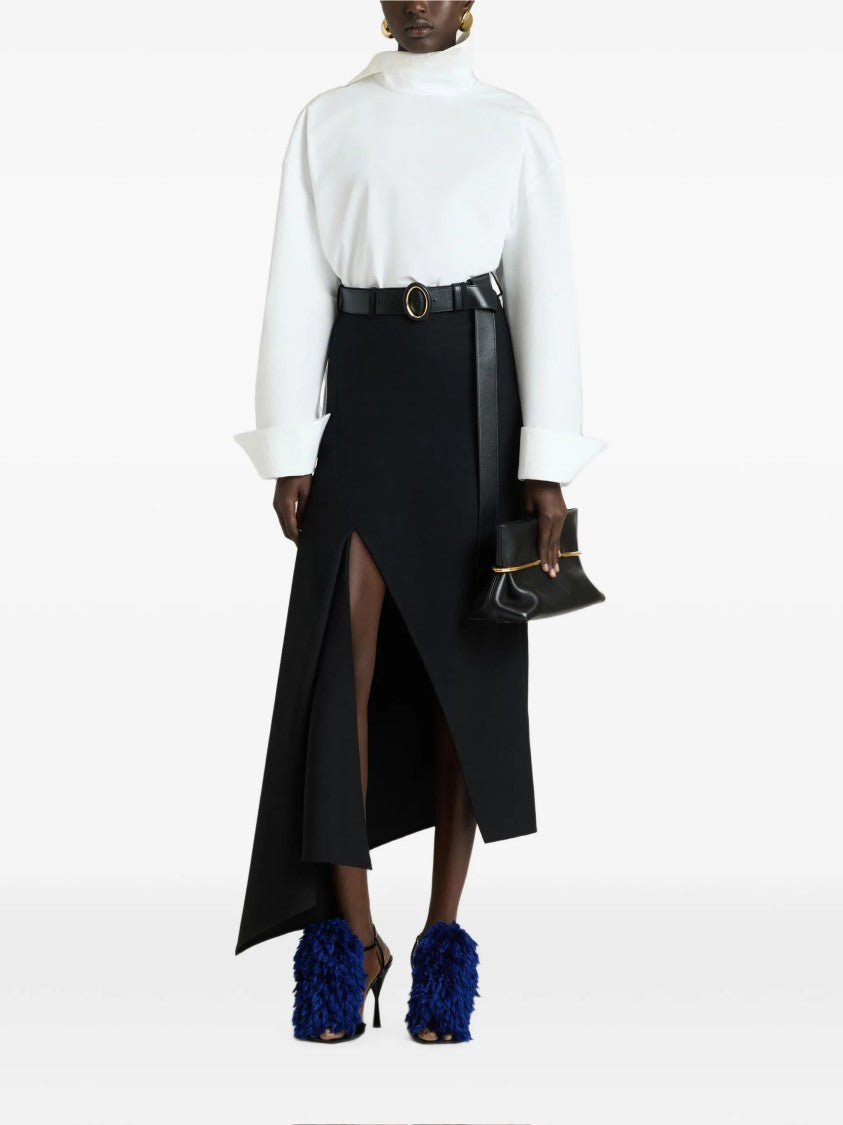 Givenchy Back-To-Front Shirt With Plastron And Classic Collar