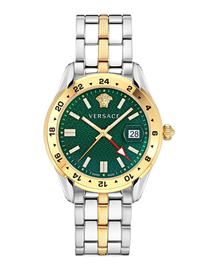 Versace Greca Time Gmt Watch