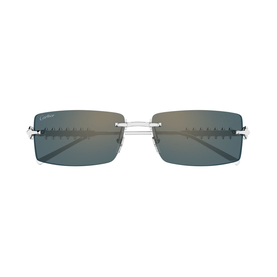 Cartier Ct0604s Rimless Rectangular Sunglasses