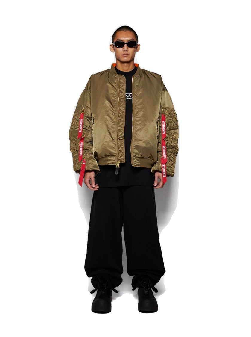 Vetements Cargo Bomber Jacket Green