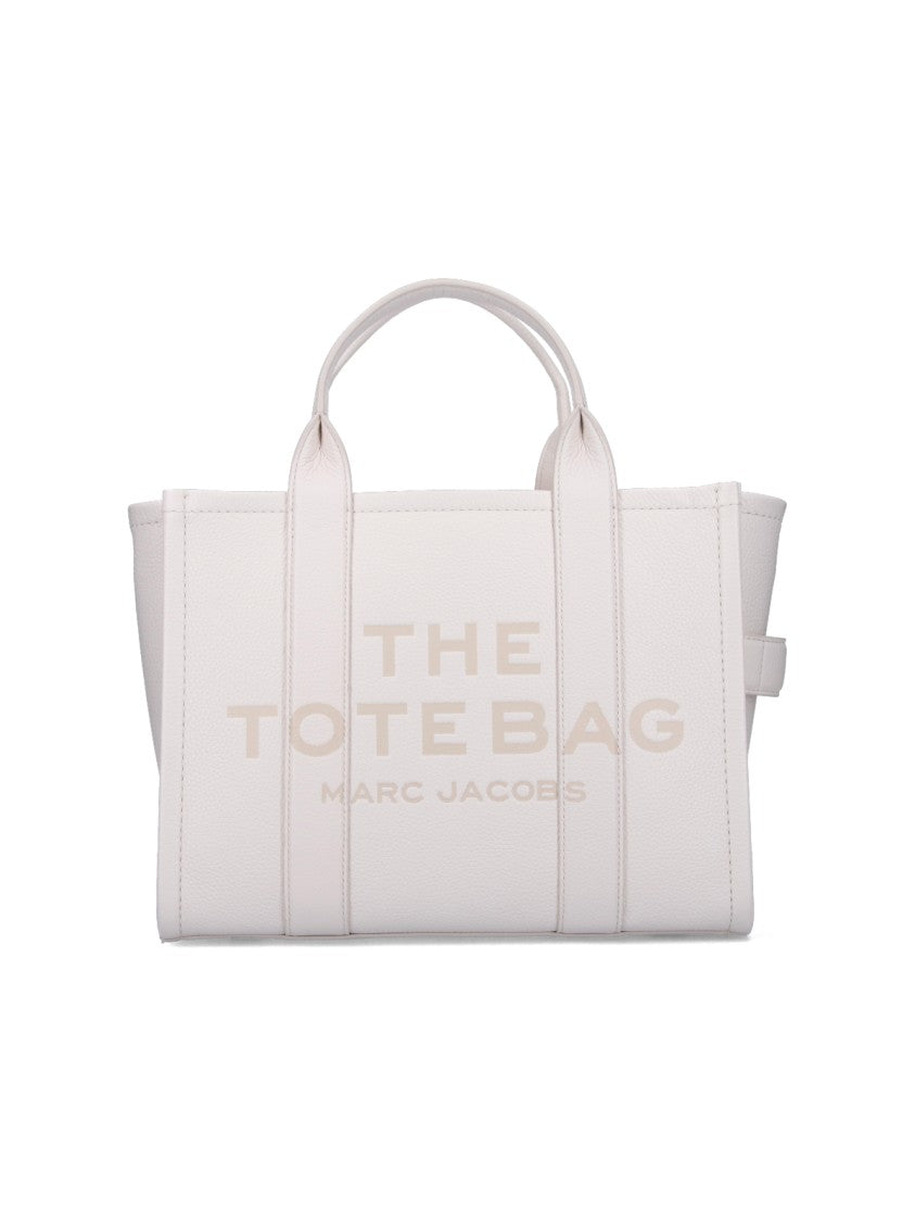 Marc Jacobs Medium 'The Leather' Tote Bag – White