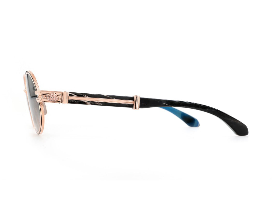 Maybach Gold The Producer I Round Metal Sunglasses