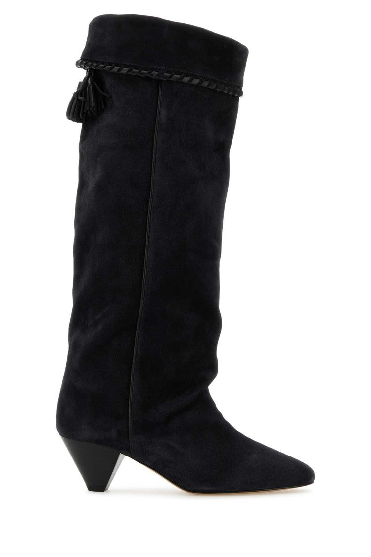 Isabel Marant Black Suede Elisa Boots
