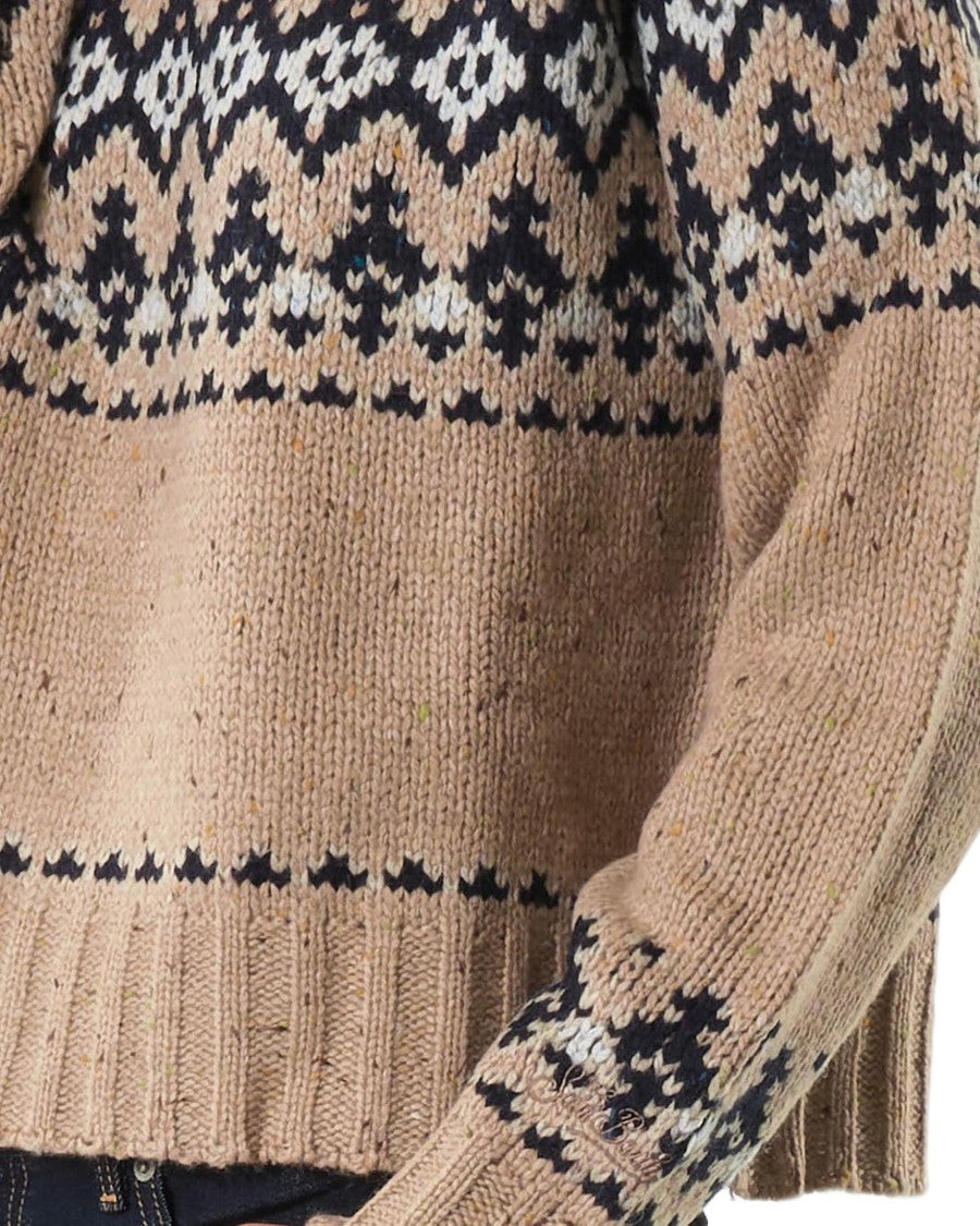 Mc2 Saint Barth Myra Donegal Multicolor Knit Sweater