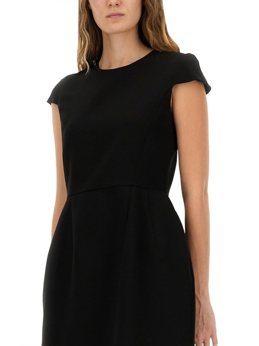 Moschino Fitted Tube Dress With High Neckline