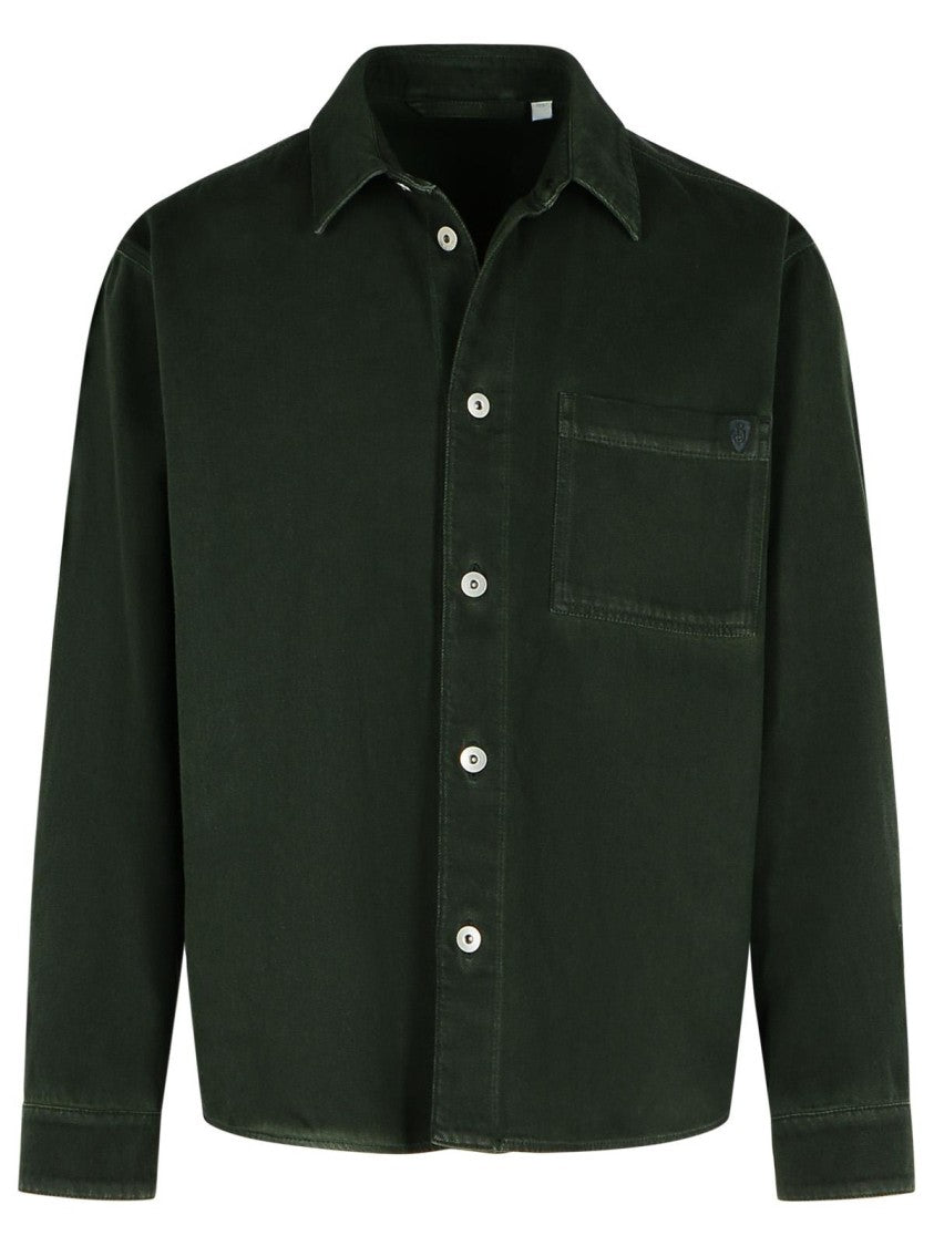 Burberry Green Cotton Shirt