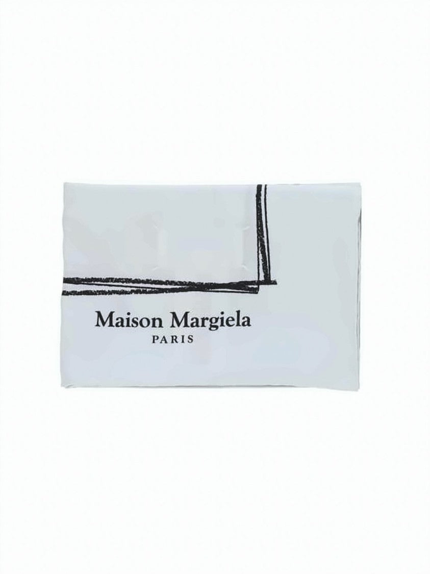 Maison Margiela Silk Scarf With Hand-Drawn Abstract Design