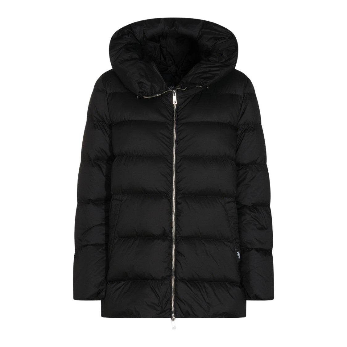 Add Down Puffer Coat With High Collar