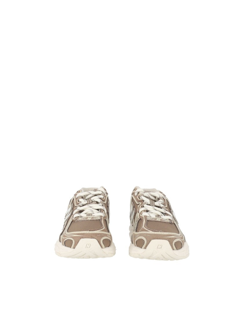 New Balance Mushroom Suede Mesh Low-Top Sneakers