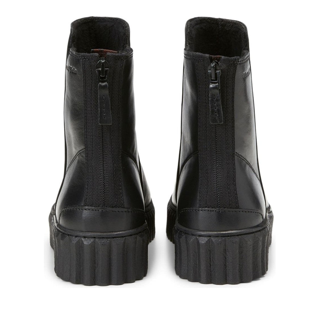 Marc O'polo Black Bianca 21 A Traction Sole Smooth Leather Boots