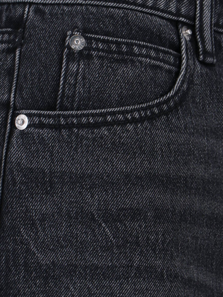 Alexander Wang "Bite" Denim Shorts – Black