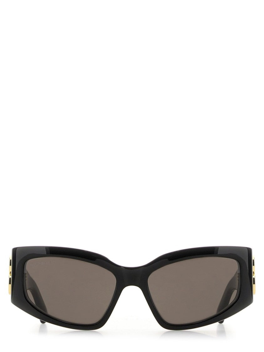 Balenciaga Acetate Black Sunglasses With Uva/Uvb Protection