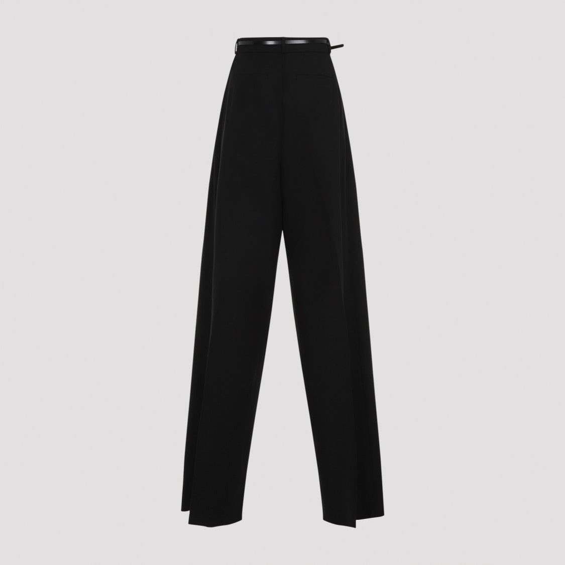 Sportmax Black Virgin Wool Keins 12 Pants