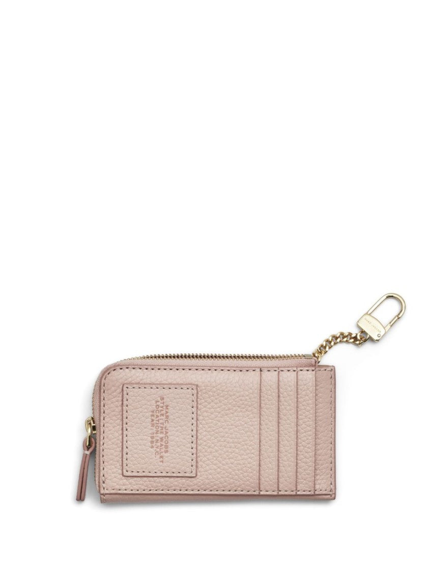 Marc Jacobs Pink Hammered Texture Leather Wallet